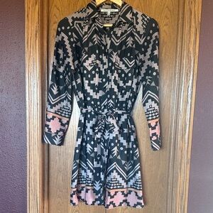 Collective Concepts Aztec shirt dress